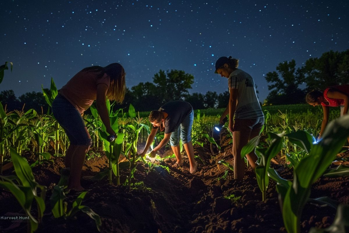 Explorez un jeu de cache-cache nocturne dans les champs de maïs avec "Harvest Hunt"