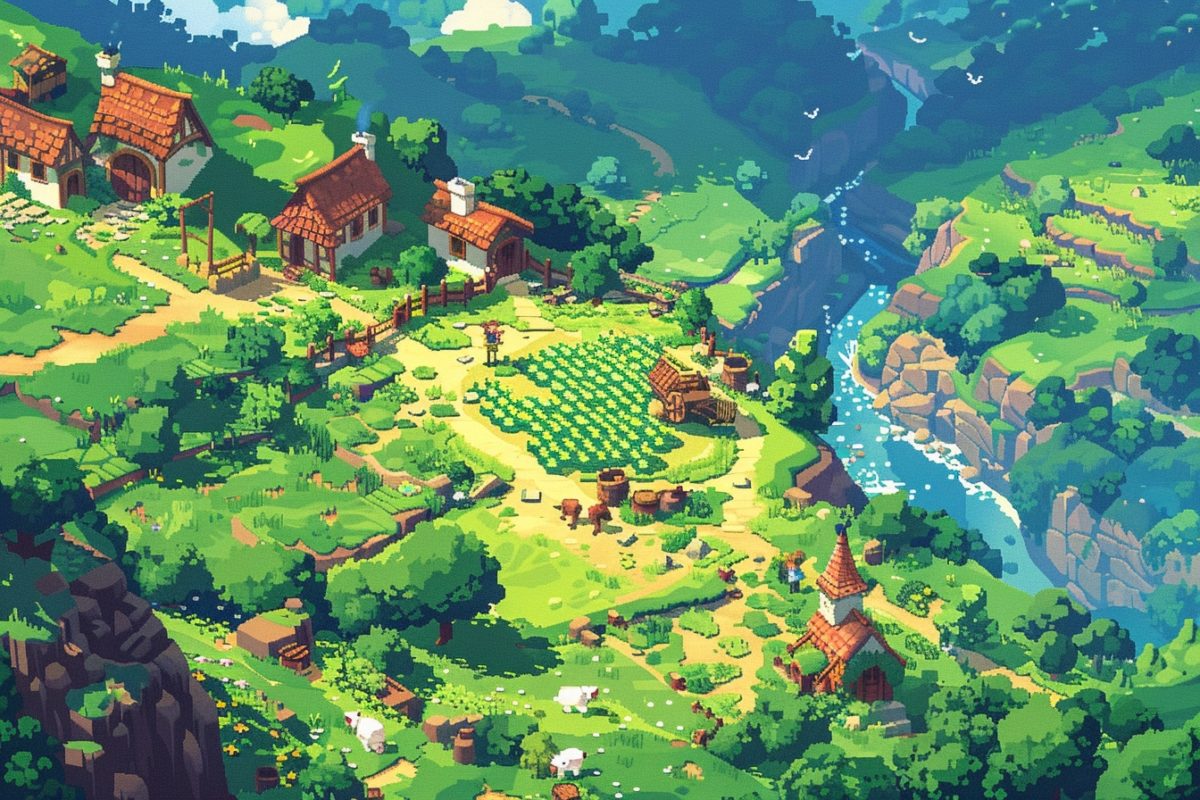 Les secrets de Moonlight Peaks : un jeu gratuit sur Steam qui enchante les fans de Stardew Valley