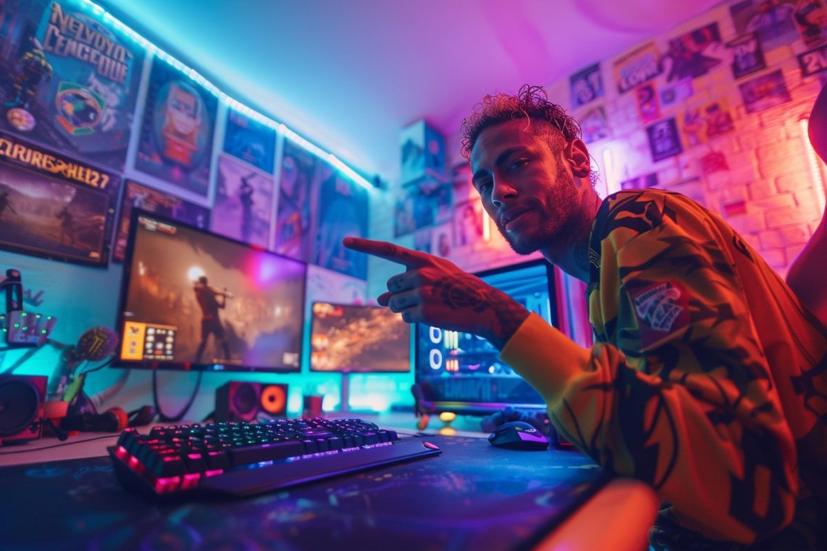 Neymar critique Counter Strike 2 devant ses millions d'abonnés : passion et controverse enflamment les réseaux