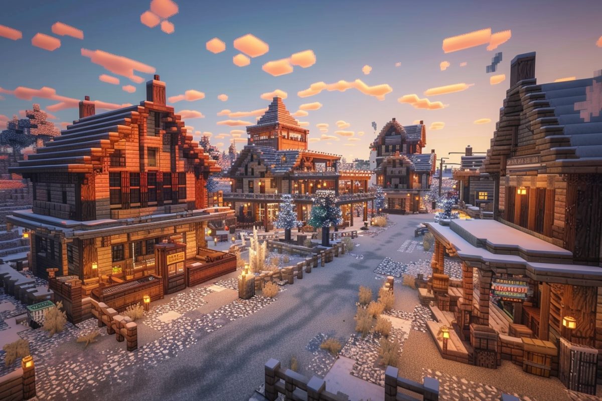 Red Dead Redemption 2 et Minecraft fusionnent pour créer une ville du Far West à télécharger gratuitement