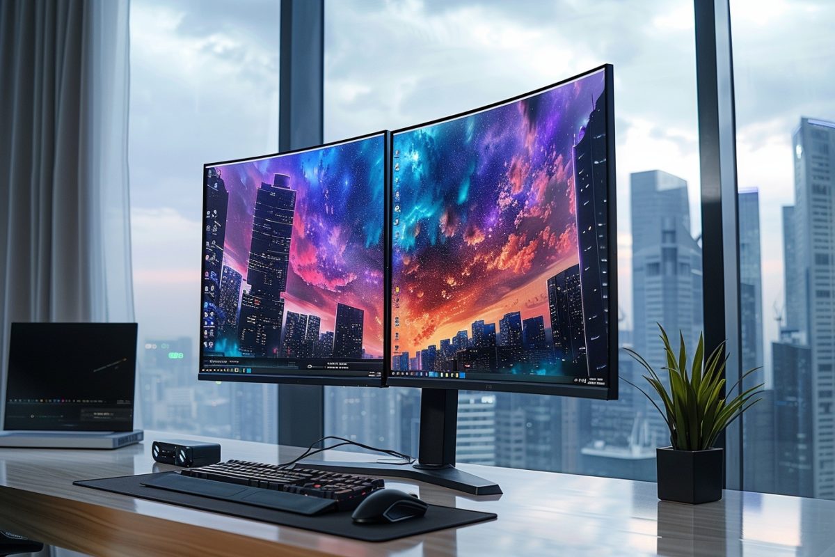 Innovation en affichage : Cooler Master dévoile un moniteur double 4K de 57 pouces pour une immersion totale