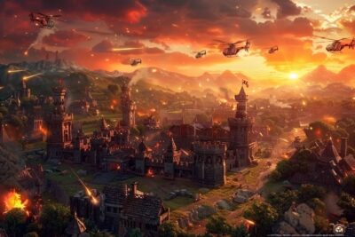 jeu révolutionnaire : Hélicoptères et lance-roquettes transforment le Moyen Âge dans Kingmakers