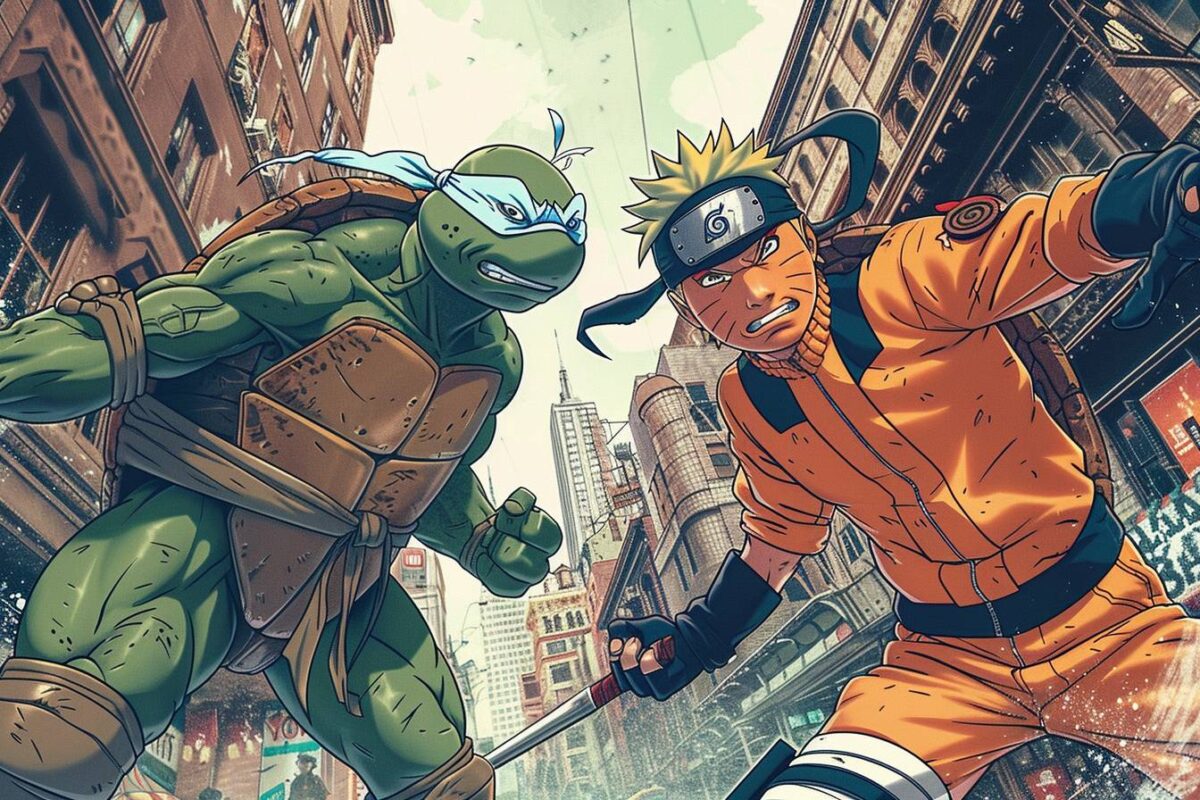 crossover inattendu : quand les tortues ninja et Naruto s'allient dans un comic épique