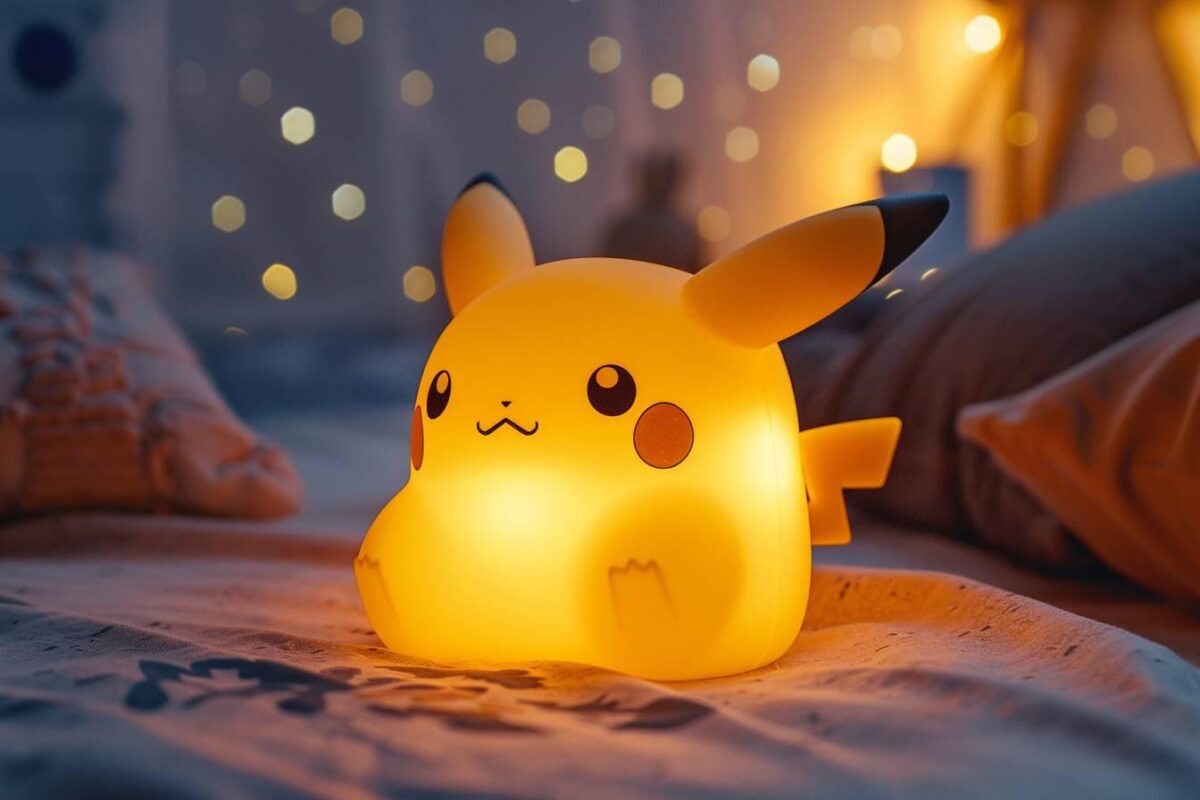 Mélancolux illumine vos soirées : une lampe LED Pokémon pour une ambiance unique